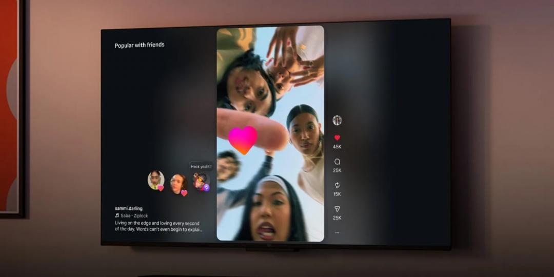 「Instagram for TV」目前僅在美國推出。（圖／翻攝9to5google）