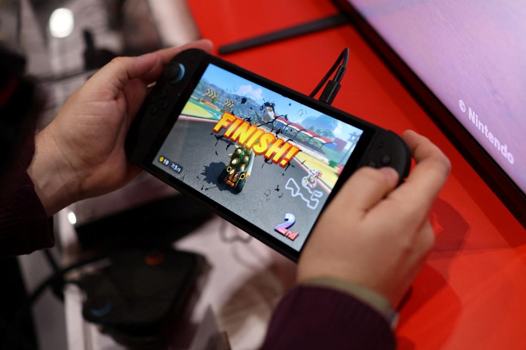 《瑪利歐賽車 世界》是這次Switch 2首款主打作品。（路透社）