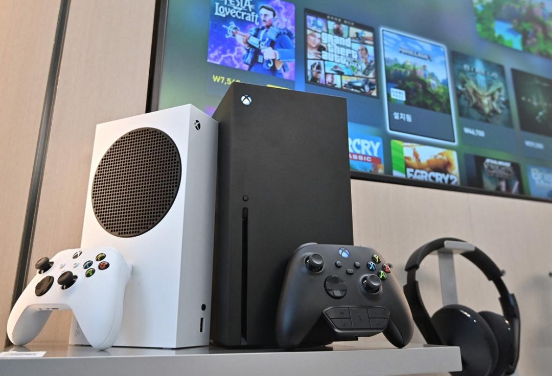 儘管微軟承諾會有下一代Xbox主機，但卻已經不再以獨占遊戲吸引玩家，更注重Game Pass訂閱服務。（法新社）