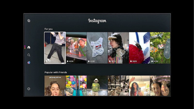 Instagram推出電視版App，主打用戶能在大螢幕上觀看Reels，目前率先在美國開放測試。（翻攝Instagram部落格）