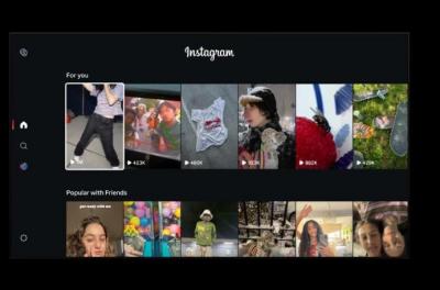 Instagram新模式推出電視版App 大螢幕也能看Reels短影音 首波率先登上Amazon Fire TV