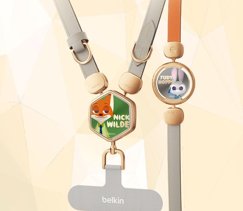 聯名手機掛繩，兼具耐用和時尚設計。（圖／Belkin）