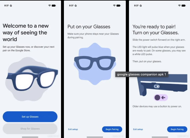 Google 官方 App 流出的配對畫面（圖／翻攝 Reddit）