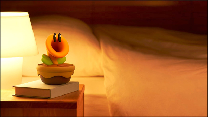 任天堂將「閒聊花花」實體化，除了隨機發話，使用者也可點擊前方實體按鈕與其互動。預計3月12日全球上市，台灣銷售資訊待公布。
（翻攝任天堂官網）