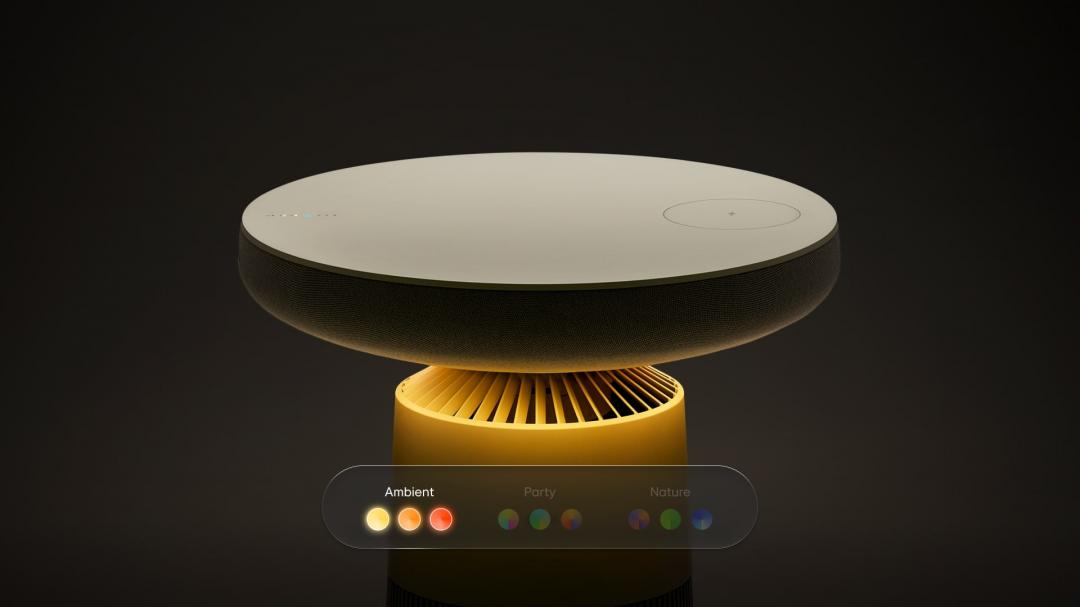 提供情境燈光和療癒白噪音。（圖／LG）