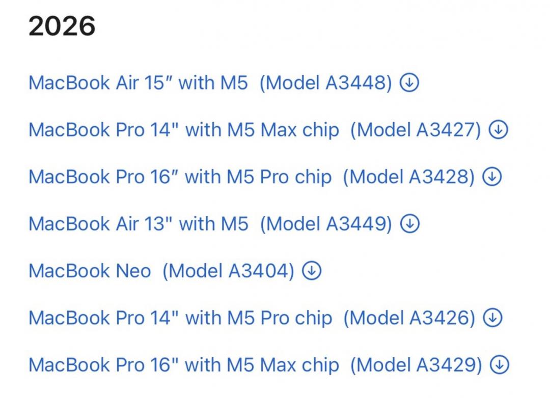 外媒發現，蘋果官網出現一款MacBook Neo的產品，懷疑就是傳聞中的平價新品。（圖／翻攝MacRumors）