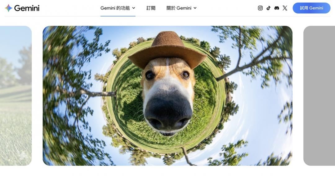 Gemini提供免費使用，付費訂閱方案每月260元起。（翻攝Gemini）