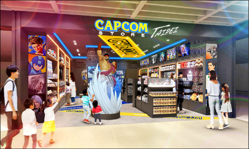 CAPCOM STORE TAIPEI是卡普空第7間直營店，台北店更是第一間在日本以外設立的門市。（翻攝卡普空官網）