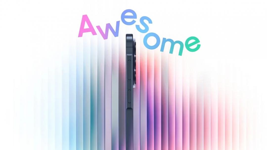 三星發表海報，似乎暗示A57主打多彩設計。（圖／翻攝X）