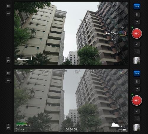 專業導演模式提供多個拍攝參數設定，並支援 LUT 檔匯入，能夠下載喜愛的顏色來使用。
