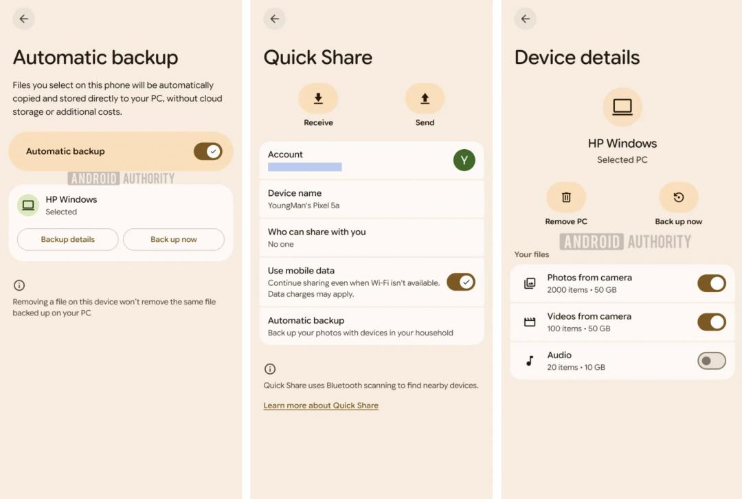 外媒成功挖掘出「自動備份（Automatic backup）」功能頁面。（圖／翻攝網路）