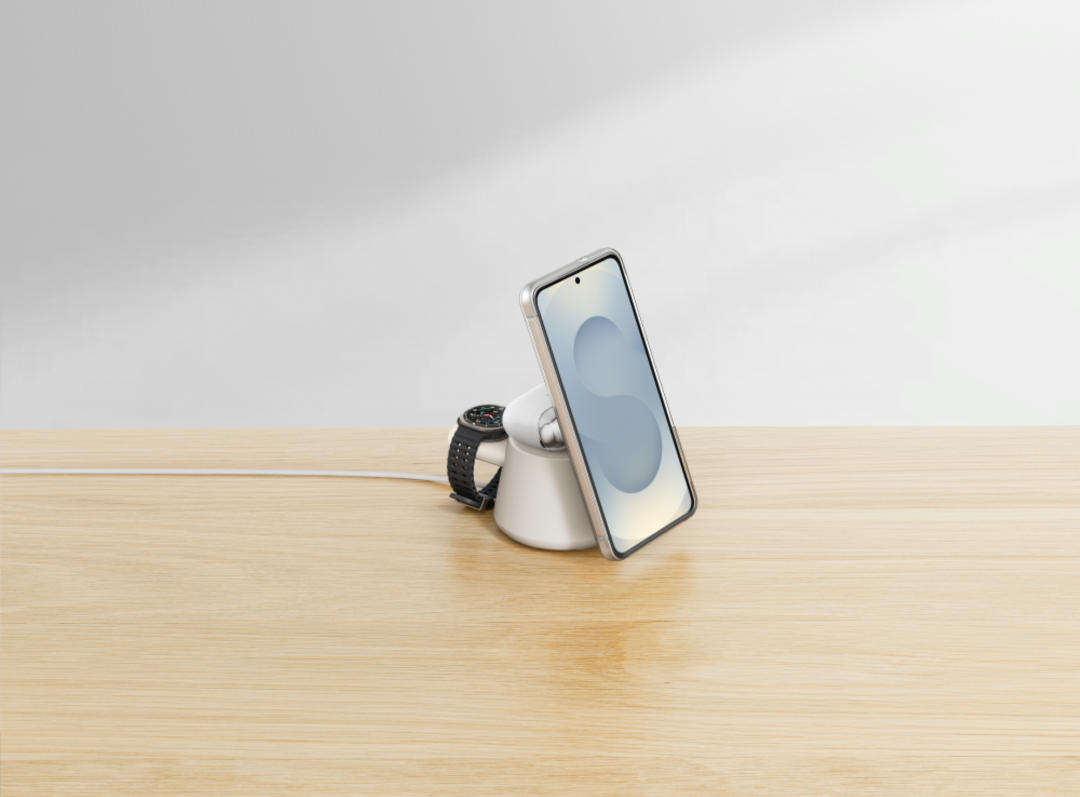  UltraCharge 模組充電座能夠同時支援 Apple Watch 以及 Android Watch 手錶充電。（圖／Belkin）