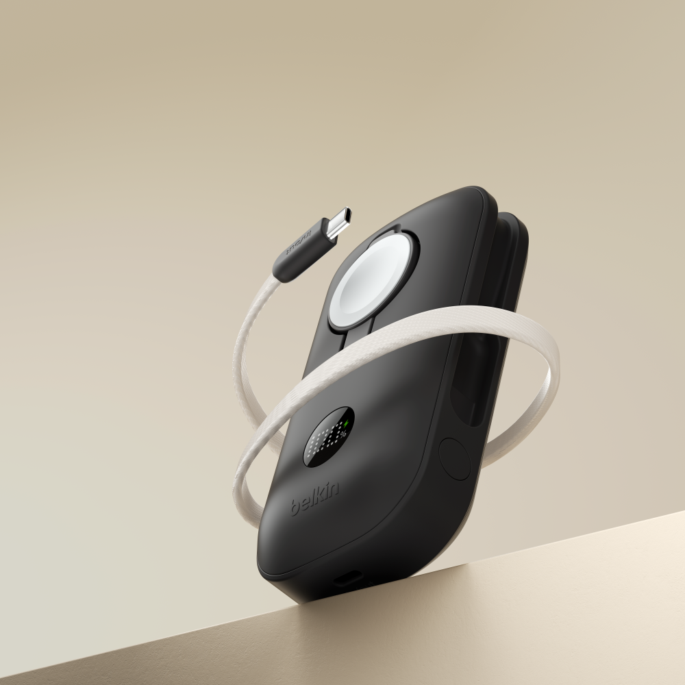 BoostCharge Pro Apple Watch 支援 MFW 認證，更是專門替 Apple Watch 打造的行動電源。（圖／Belkin）