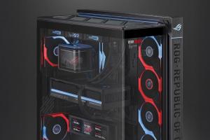 華碩ROG新旗艦全景機殼太狂!可把9.2吋螢幕、14顆風扇裝進去 華碩ROG新旗艦全景機殼太狂!可把9.2吋螢幕、14顆風扇裝進去