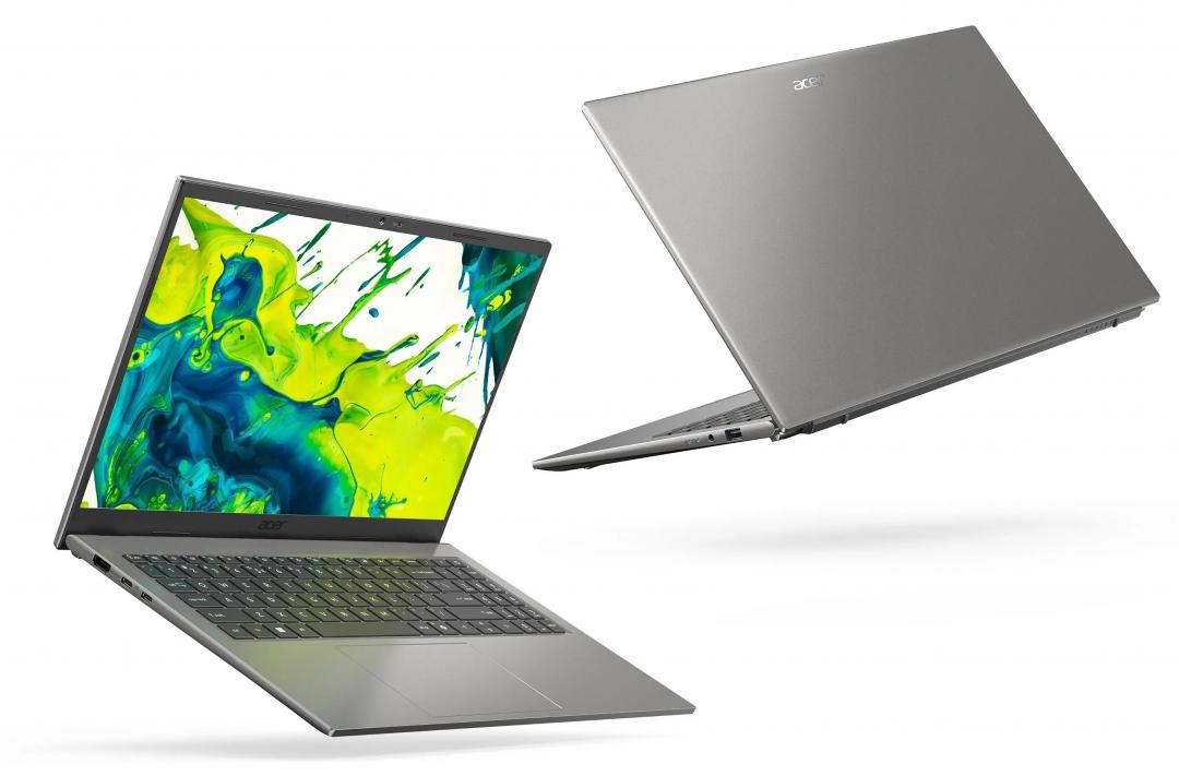 宏碁搭載Snapdragon C平台的首款筆電Aspire Go 15。（圖／宏碁）