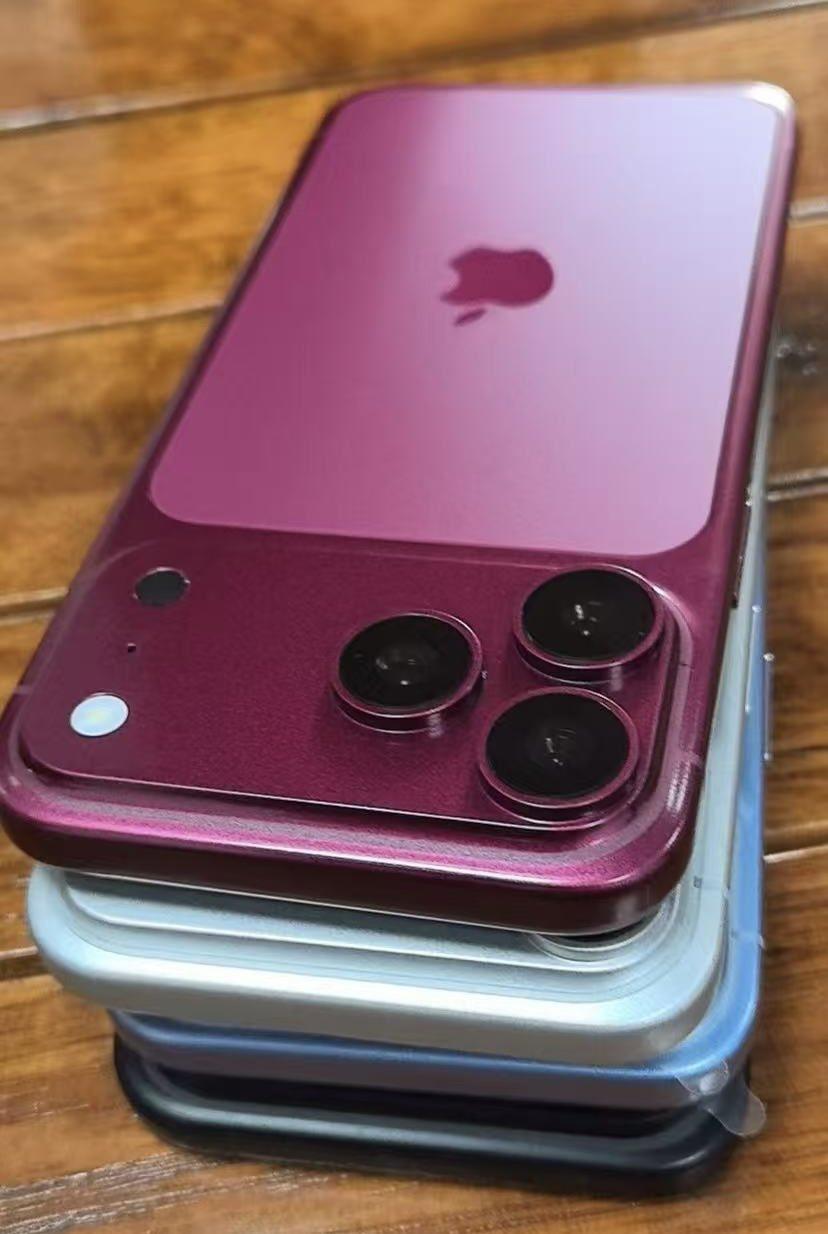 iPhone 18 Pro最接近實機曝光！4款配色長這樣、深櫻桃最吸睛