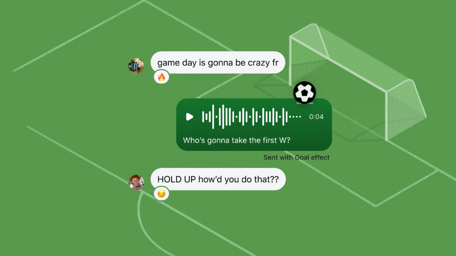 IG推「Goal!」AI語音特效。（圖／Meta）
