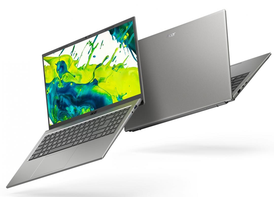 面對MacBook Neo來勢洶洶,Windows陣營也積極鞏固平價筆電市場。圖為宏碁新款Aspire Go 15(AG15-Q31P)定位入門級機種,上市時間未定。(宏碁提供)