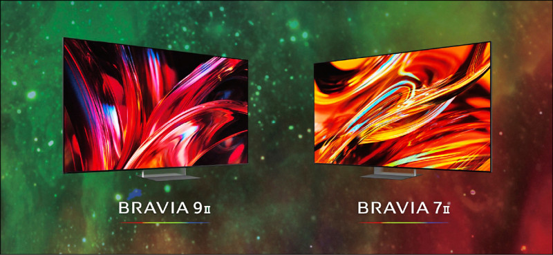 購買Sony全新BRAVIA 9 II（圖左）與BRAVIA 7 II（圖右），完成註冊可獲價值超過萬元的購機好禮。