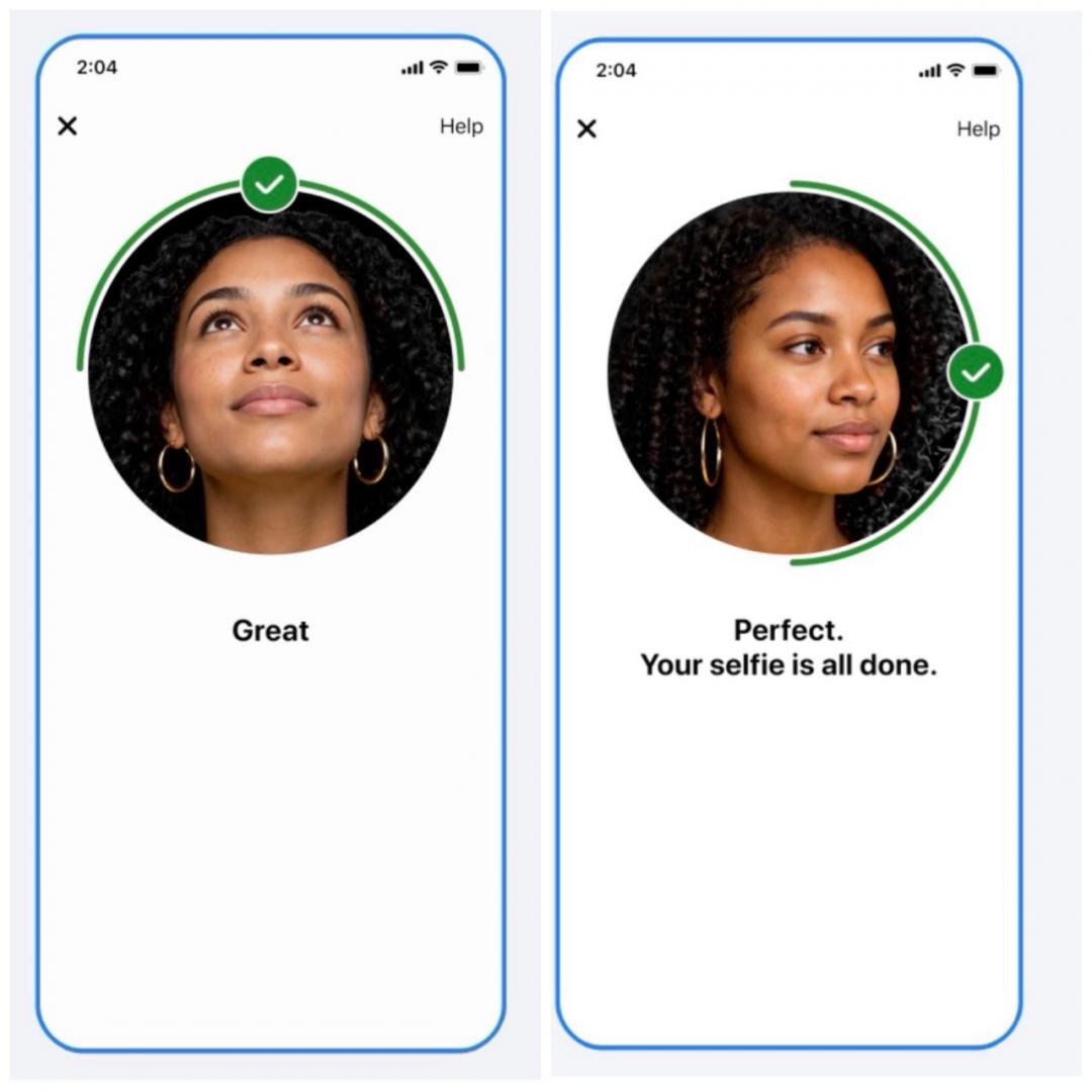 整個流程與iPhone Face ID 的設定方式相當類似。（圖／Meta）
