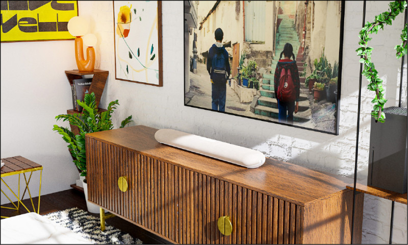 Bluesound PULSE CINEMA MINI串流Soundbar，38,800元。展出業者：韻城。