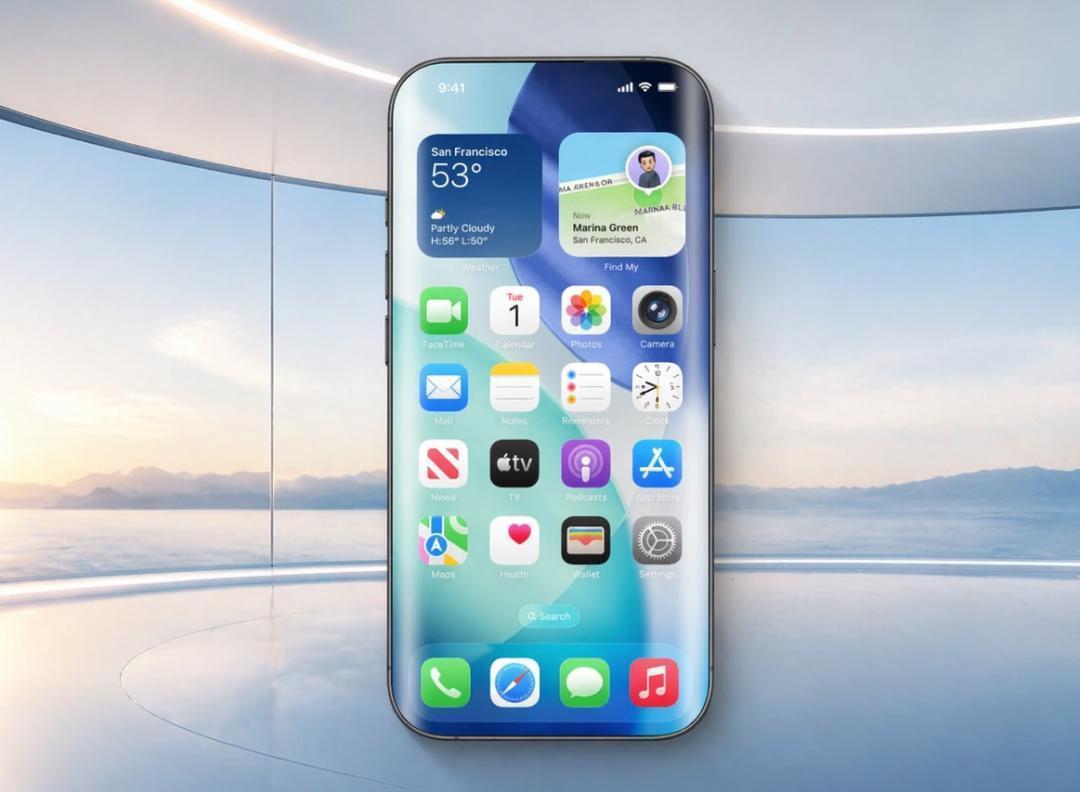 20週年iPhone超美設計曝光!前後玻璃包覆機身+金屬邊框