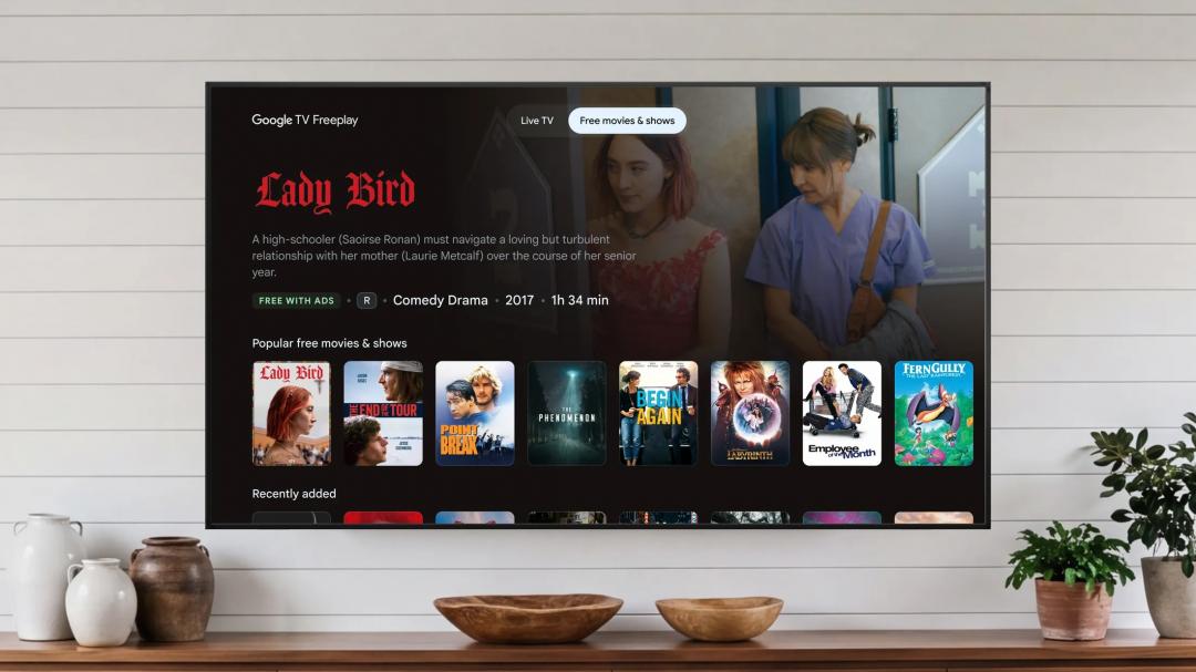 Google TV看片免花錢!破萬部電影、節目開放隨選 台灣還無緣