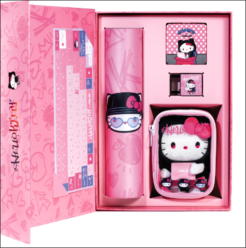 即日起至9月30日購機登錄即贈限量「ASUS×Hello Kitty莓果粉大禮包」。