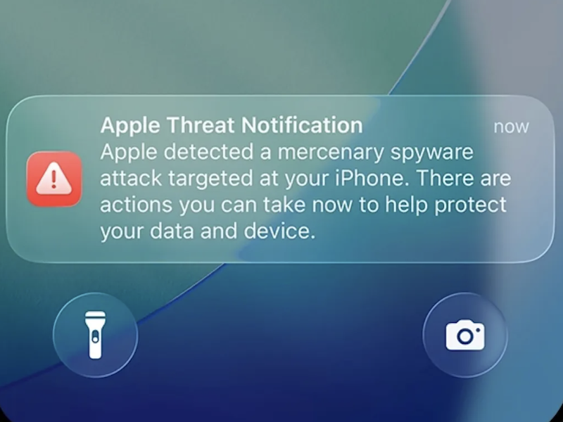 Apple 發出間諜軟體威脅通知 用戶恐成攻擊目標