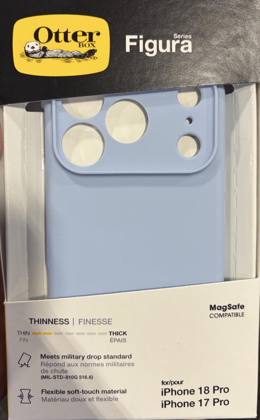 已有配件商在最新開賣的iPhone 17 Pro保護殼標示相容iPhone 18 Pro。（圖／翻攝X
）