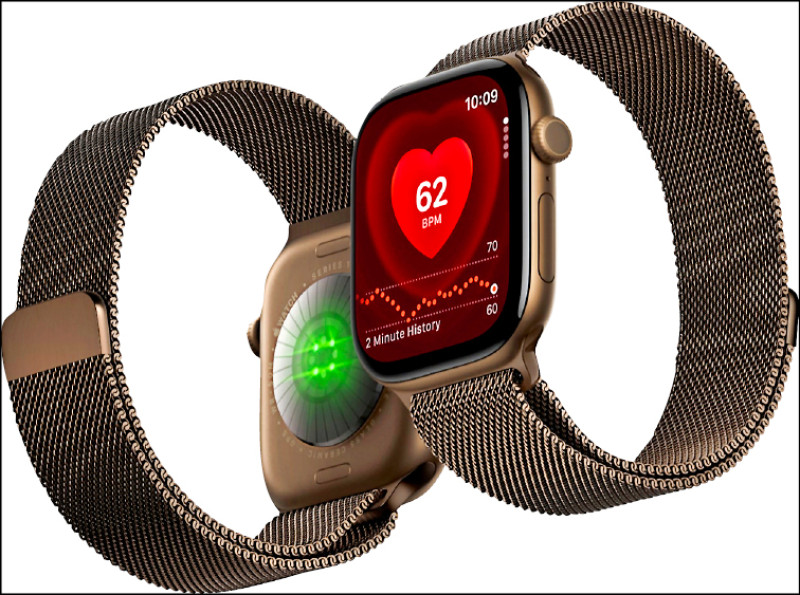 Apple Watch Series 12主打精緻高質感材質，堅固程度更勝其他智慧型手錶。鋁金屬13,900元起、鈦金屬24,900元起、精密陶瓷32,900元起。