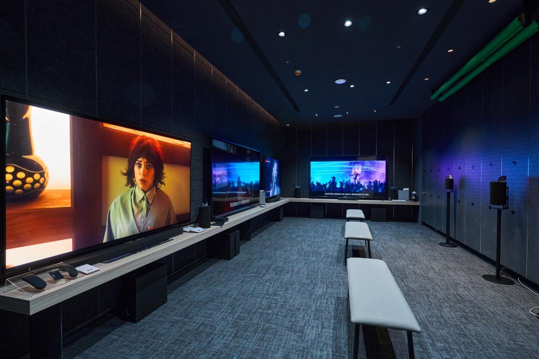 全台獨家的 Cinema Room 沉浸影音空間。（圖／Sony）
