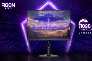 電競螢幕更新率突破1000Hz！AOC發表AGP257FT超頻達1050Hz