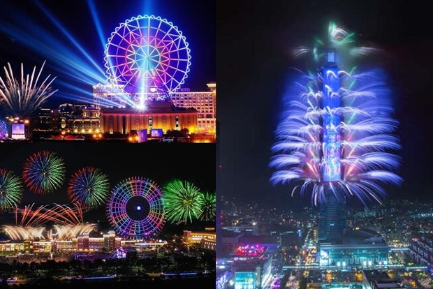 2021跨年煙火懶人包》全台最久摩天輪煙火！新北八里首放「比照國慶等級」