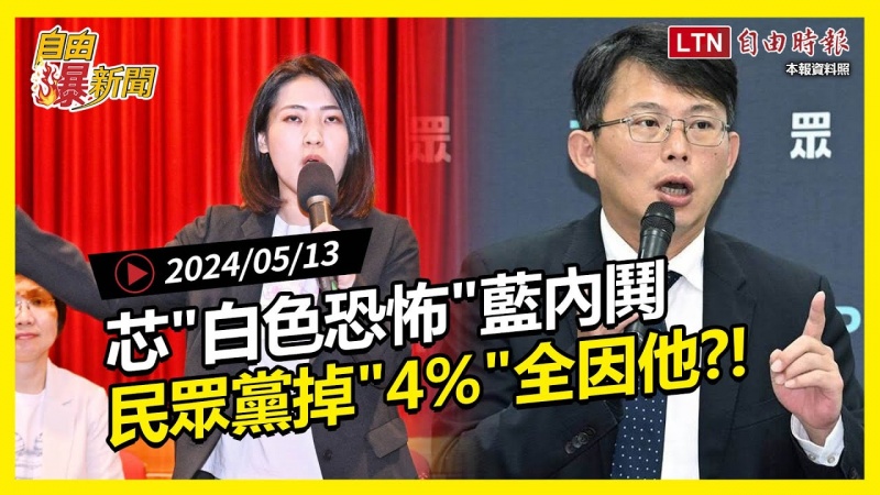 自由爆新聞》藍色「芯」警總？國民黨前發言人怒問：新白色恐怖？