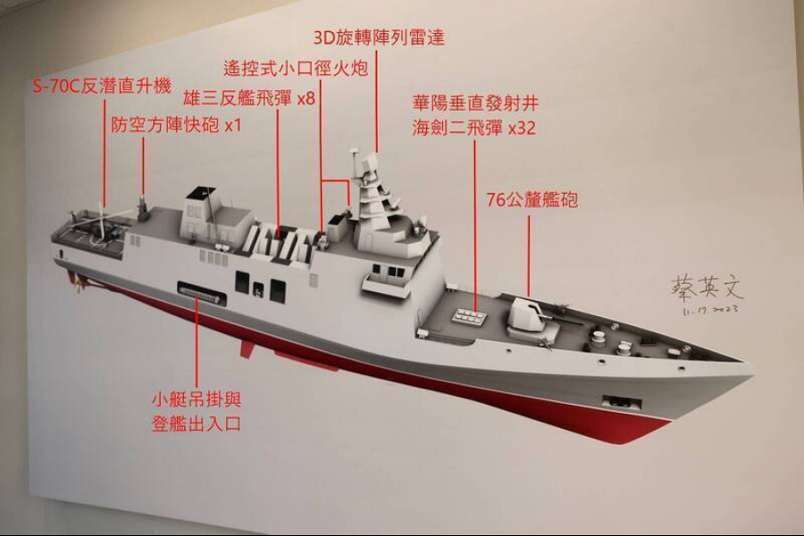 輕巡艦後續10艘量產計畫「加速」進行 2艘原型艦明年10月前交艦