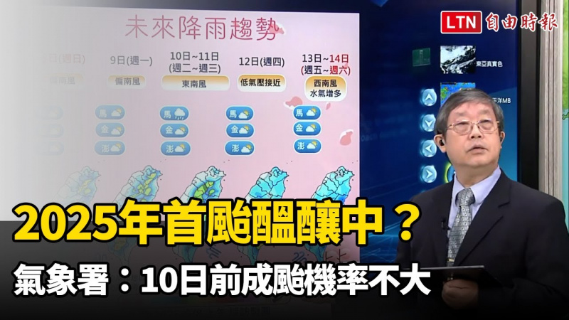 2025年首颱醞釀中？氣象署：10日前成颱機率不大