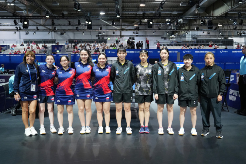 世大運桌球》台灣女團3：0橫掃智利 小組賽開紅盤