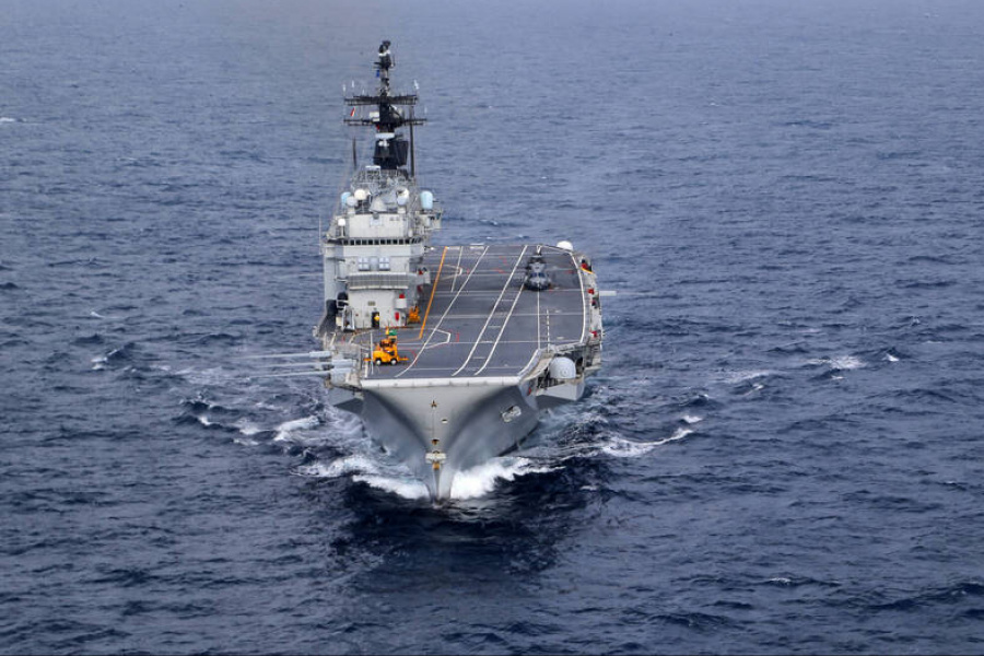 印尼向義大利買的首艘航艦啟程返國 9月底成軍、可搭配無人機作戰