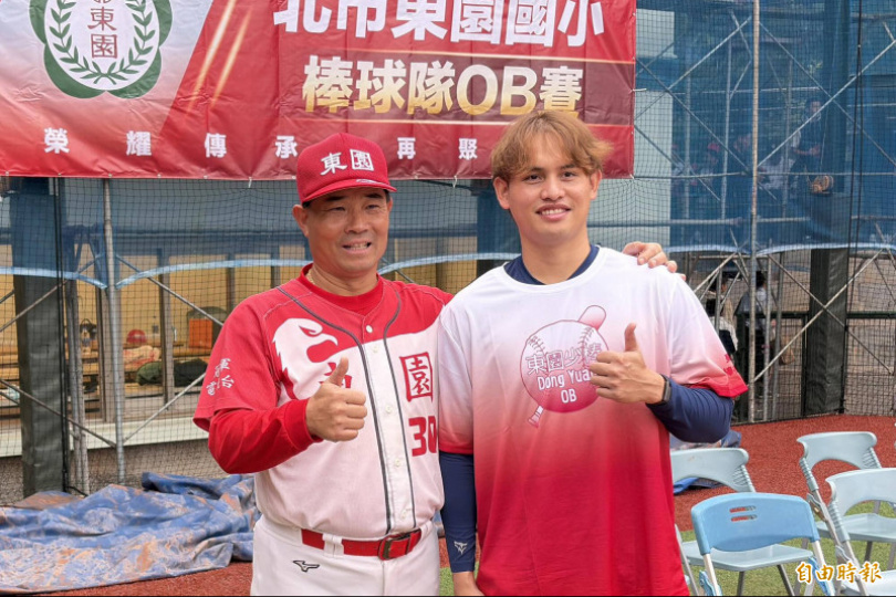 回母校參加OB賽 張奕直呼：小朋友好幸福