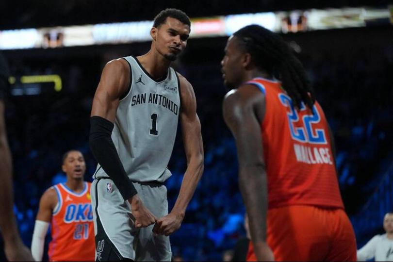 溫班亞瑪轟22分率馬刺逆轉雷霆 闖NBA盃決賽