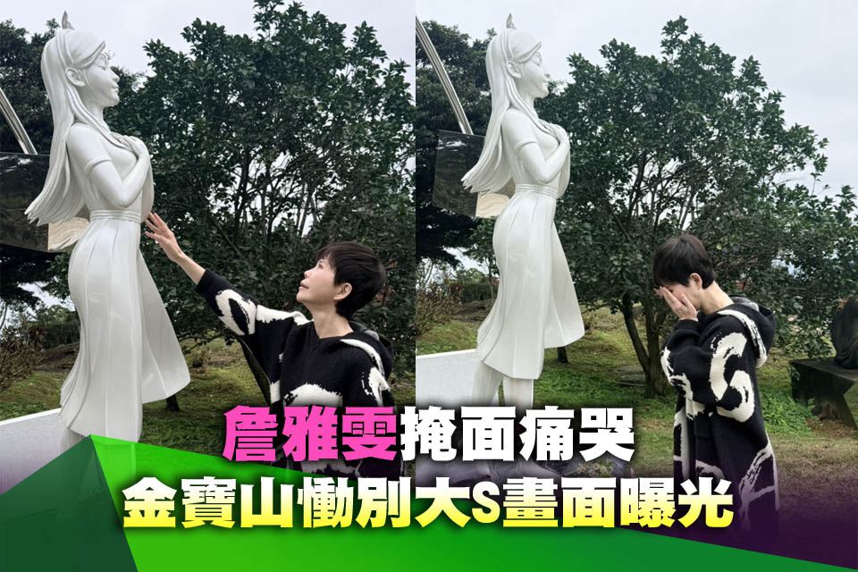 詹雅雯掩面痛哭 金寶山慟別大S畫面曝光