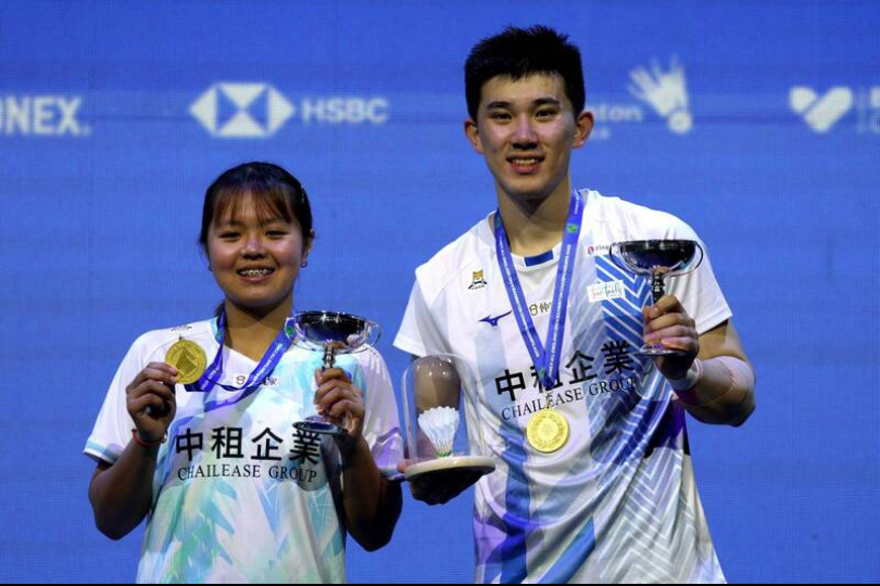 新科全英混雙冠軍葉宏蔚／詹又蓁 闖瑞士賽16強