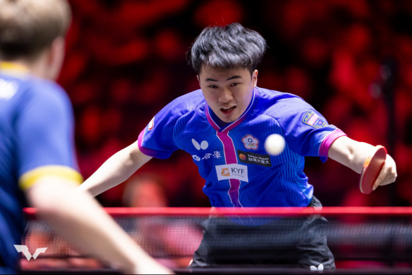 5連勝瑞典名將 林昀儒16強對決乒超隊友周啟豪