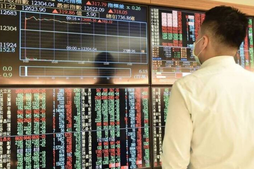 台股下跌145點 收33543點