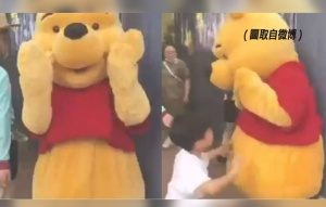 男童葉問上身 痛毆上海迪士尼維尼 男童葉問上身 痛毆上海迪士尼維尼