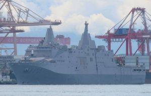 海軍萬噸玉山軍艦 首次出海測試