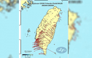 強震前花東每年朝中國移動6到8公分 氣象署:震後長期效應待評估