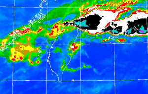 鄭明典:煙囪雲對流系統 台灣北端中了