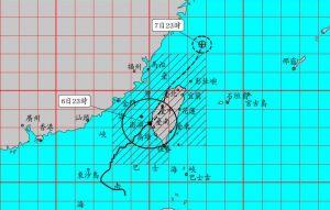 丹娜絲23:40嘉義布袋登陸 今深夜到凌晨風雨最大 丹娜絲23:40嘉義布袋登陸 今深夜到凌晨風雨最大